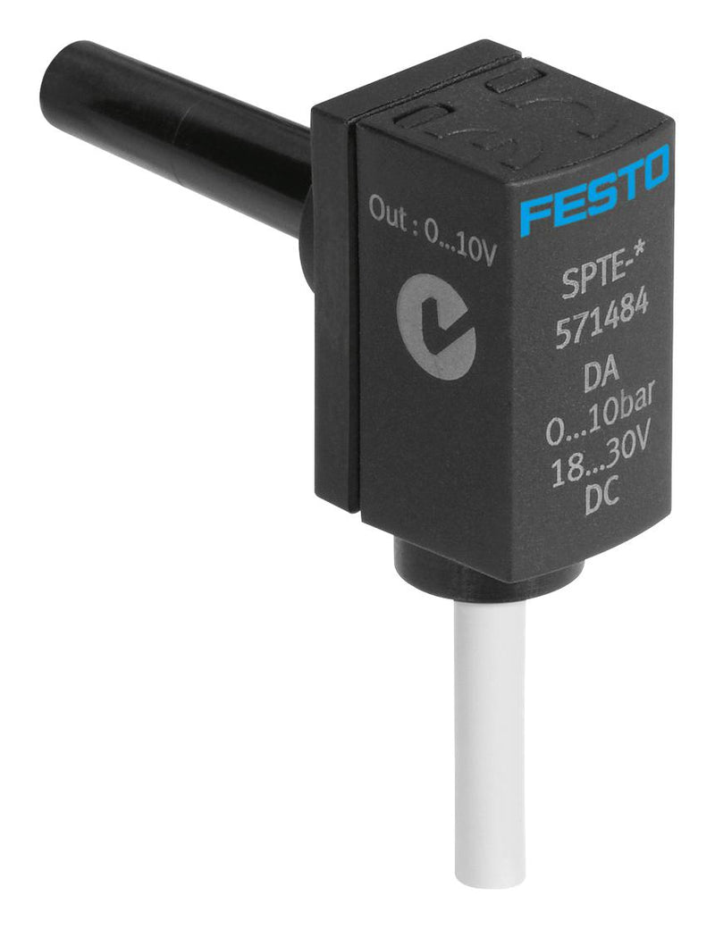 Festo SPTE-P10R-S6-V-2.5K Pressure Sensor 10 bar Analogue Relative 30 VDC