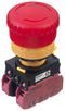 Idec YW1L-V4E02Q4R Emergency Stop Switch DPST-NC Push-Pull Screw 10 A 120 V