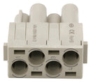 Multicomp PRO MP009498 Heavy Duty Connector MP-HM Inserts Module 4 Contacts Receptacle