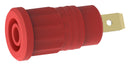 Tenma 72-14254 Banana Test Connector Jack Panel Mount 36 A 1 kV Gold Plated Contacts Red