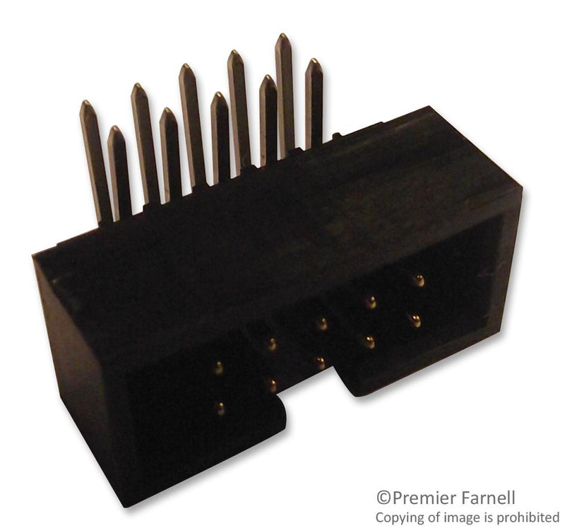 Molex 70247-1651 Pin Header Signal 2.54 mm 2 Rows 16 Contacts Through Hole Right Angle C-Grid 70247 Series