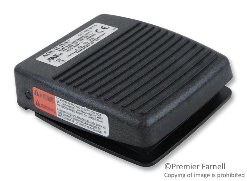 LINEMASTER 971-S. SWITCH, FOOT, SPDT, (ON), 15A, 250V