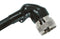 HELLERMANNTYTON 1154-4-GW24 Heat Shrink Boot, VG Style, Rib, Right Angle, 1.18 ", 30 mm, Black, 1.61 ", 41 mm