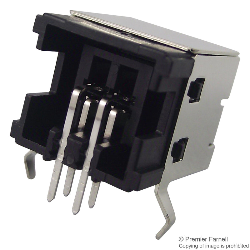 AMP - TE Connectivity 292304-1 292304-1 USB Connector Type B 2.0 Receptacle 4 Ways Through Hole Mount Right Angle