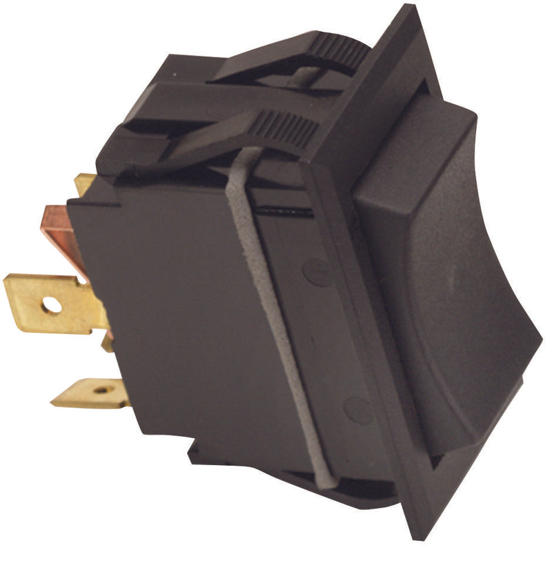 Carling Technologies TIGK51-6S-BL-NBL Switch Rocker Dpst 15A 250V Black