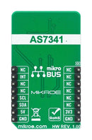 Mikroelektronika MIKROE-4165 MIKROE-4165 Click Board Spectrometer Optical AS7341 Gpio I2C Mikrobus 3.3 V/5 V 42.9 mm x 25.4