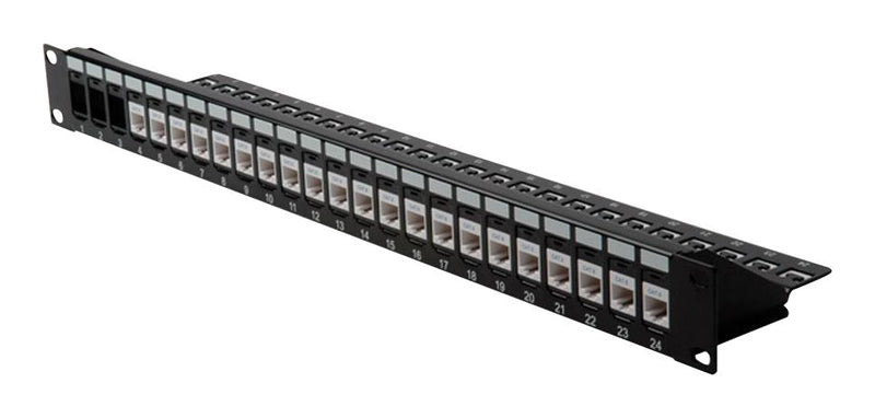 Secomp 26.11.0357 Patch Panel Keystone 24 Ports Cat6