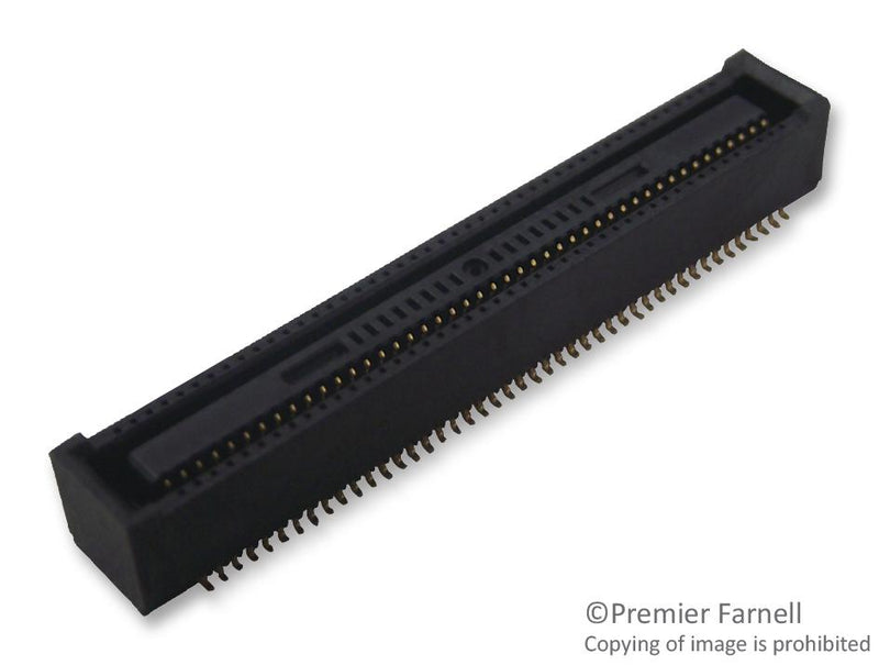HIROSE(HRS) DF40HC(3.0)-90DS-0.4V(51) Mezzanine Connector Receptacle 0.4 mm 2 Rows 90 Contacts Surface Mount Phosphor Bronze