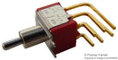 MULTICOMP 1MD3T2B4M7RE Toggle Switch, DPDT, Non Illuminated, On-Off-On, 1MD3 Series, Through Hole, 100 mA