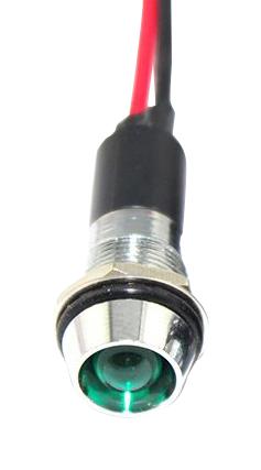 Mallory FL1M-12CW-1-G3V LED GRN 12MM NUT 3VAC/DC STK &pound; 99AC2279