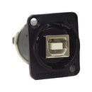 SWITCHCRAFT/CONXALL EHUSBBAX USB ADAPTER, TYPE B RCPT-A RCPT, NICKEL