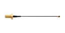 Taoglas CAB.011 CAB.011 RF / Coaxial Cable Assembly SMA Bulkhead Jack to 90&Acirc;&deg; Mhfi Plug 1.13mm 50 ohm 3.7 " 95 mm New