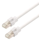 L-COM TRM695ASFZ-WHT-5F TRM695ASFZ-WHT-5F Enet Cable CAT6A RJ45 PLUG-PLUG 5FT New