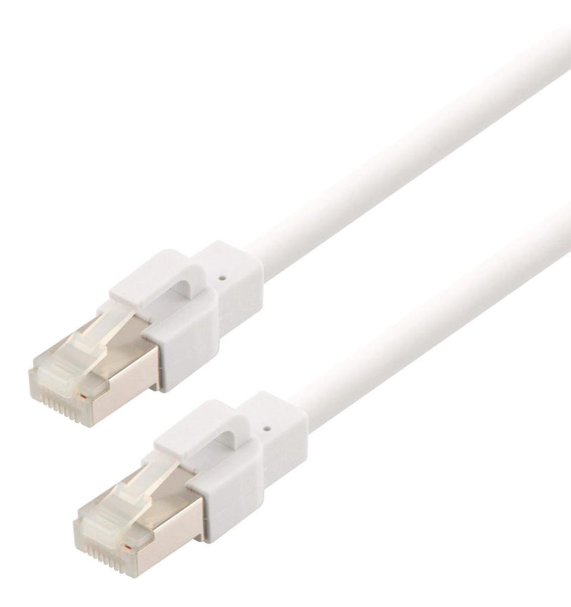 L-COM TRM695ASFZ-WHT-5F TRM695ASFZ-WHT-5F Enet Cable CAT6A RJ45 PLUG-PLUG 5FT New