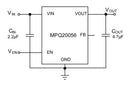 Monolithic Power Systems (MPS) MPQ20056GG-33-AEC1-P LDO Voltage Regulator Fixed 2.5V to 5.5V in 100mV Dropout 3.3V/250mA Out QFN-8 New
