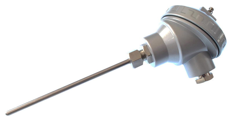 Labfacility XF-954-FAR Thermometer RTD PT100 3 Wire Class B KNE Head With Transmitter 0&deg;C to 400&deg;C