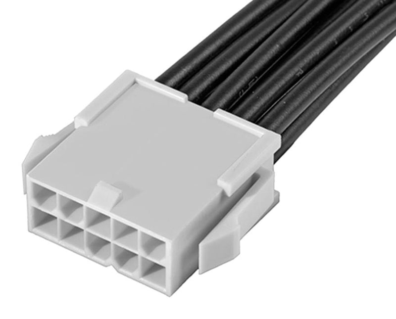 Molex 215326-1103 Cable Assembly Mini-Fit Jr. Receptacle to Free End 10 Ways 4.2 mm 2 Row 600 23.6 "