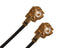 AIM Cambridge - Cinch Connectivity 415-0086-100 RF Cable Assembly UMC-UMC Plug 3.9&quot;