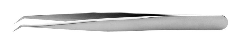 IDEAL-TEK 3CB.SA Tweezer Precision Bent Pointed Stainless Steel 110 mm