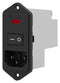 Corcom - TE Connectivity PM0S0DH60 Power Entry Module Medical 6A 250VAC