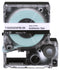 Panduit T100X000VPM-BK Label Tape Vinyl 1" X 23FT BLACK/WHT