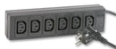 SCHURTER 4740.4600 Mains Power Cord, Mains Plug, Euro, IEC 60320 C13, 6.5 ft, 2 m, Black