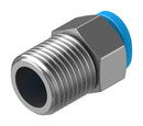 Festo 153305 Pneumatic Fitting Push-In R1/8 14 bar 4 mm Brass QSM