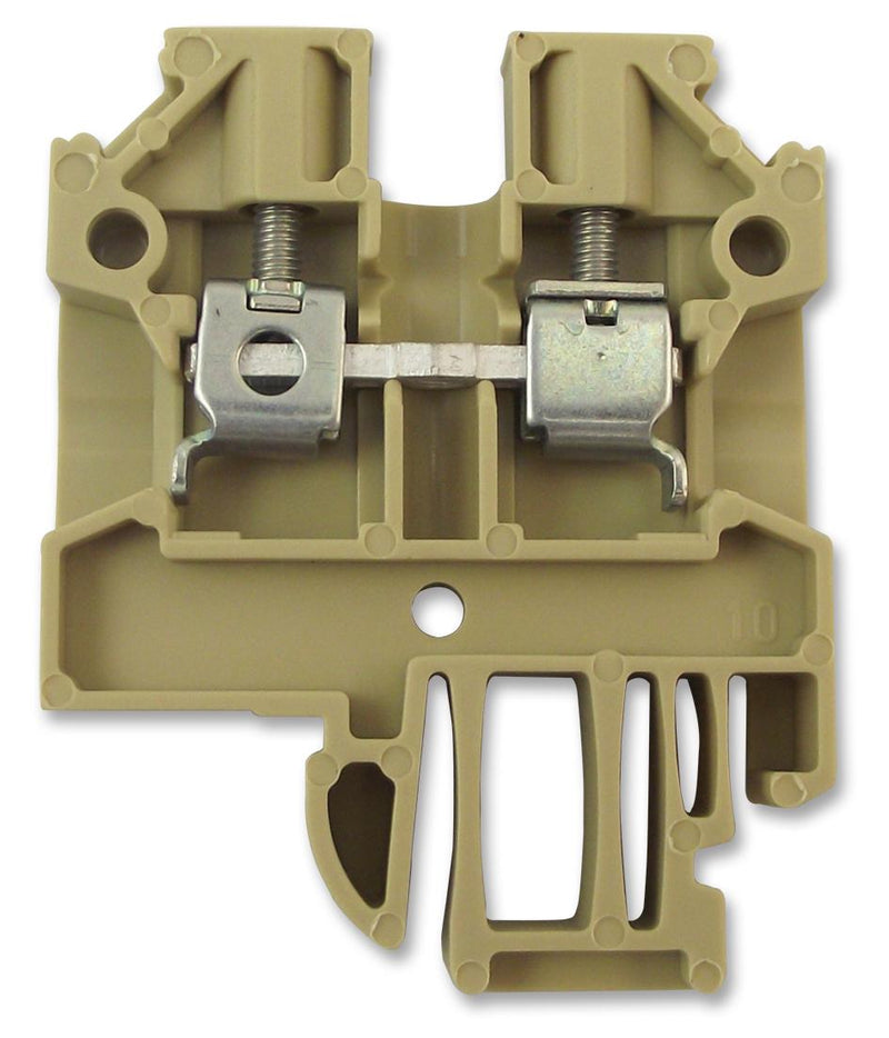 Weidmuller 027966 SAK 2.5 027966 2.5 DIN Rail Mount Terminal Block 2 Ways 26 AWG 10 mm&Acirc;&sup2; Screw 20 A