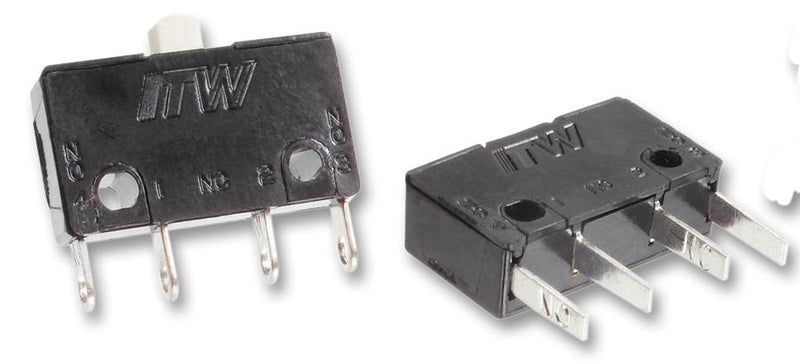 ITW Switches 16-404 Microswitch Snap Action Plunger Spdt Solder 10.1 A 28 VDC