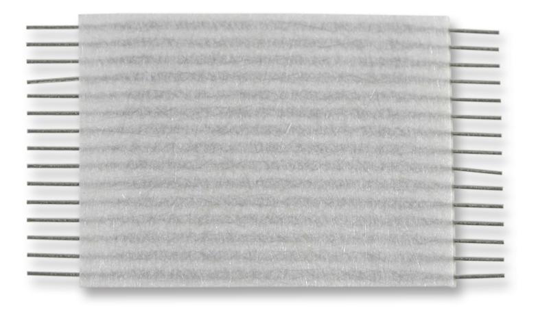 TE CONNECTIVITY FSN-11A-15 Ribbon Cable, Jumper Nomex Cable, Straight Pin, Straight Pin, 15 Ways, 1 ", 25.4 mm, 1.27 mm
