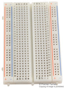 TWIN INDUSTRIES TW-E40-510 BREADBOARD, SOLDERLESS, 400 TIE POINTS