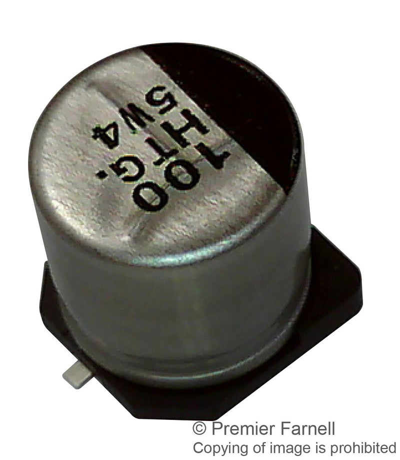 Panasonic EEETG1H100P EEETG1H100P SMD Aluminium Electrolytic Capacitor Radial Can - 10 &Acirc;&micro;F 50 V 1.6 ohm 1000 Hours @ 125&deg;C