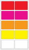 Multicomp PRO MP010405 Label Self Adhesive 50 mm 75 Paper Multicolour