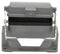 Multicomp PRO MP009384 Heavy Duty Connector Base Bulkhead Mount Side Entry Aluminium Body 1 Lever 10B