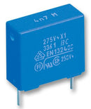 VISHAY BFC233620104 Film Suppression Capacitor, 0.1 &iuml;&iquest;&frac12;F, 440 VAC, MKP3362 X2 Series, &iuml;&iquest;&frac12; 20%, Radial Leaded, X2