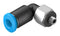 Festo 153332 Pneumatic Fitting Push-In L-Fitting M3 14 bar 4 mm PBT (Polybutylene Terephthalate) Qsml