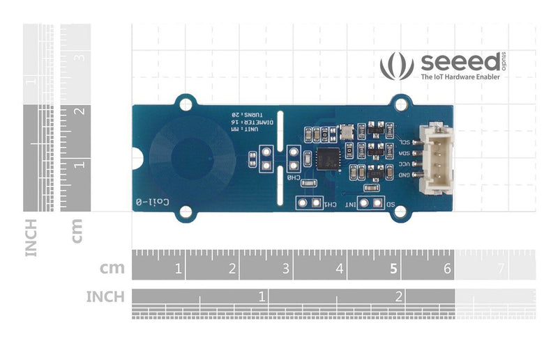 Seeed Studio 101020599 Inductive Sensor Board With Cable &amp; Circular Coil 2 Channel 3.3V / 5V Arduino