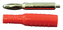 Mueller Electric BU-P5169-2. Banana Test Connector Plug Cable Mount 15 A 5 kV Nickel Plated Contacts Red