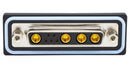 Norcomp CDFV9W4213L451 CDFV9W4213L451 Combination Layout D Sub Connector IP67 Nanook CDF Series DB-9W4 Receptacle 9 Contacts