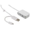 Stellar Labs Computer Plus GC-U2O2P Compact USB OTG HUB With 2 Ports and 1 Micro Charging Port 53Y2053