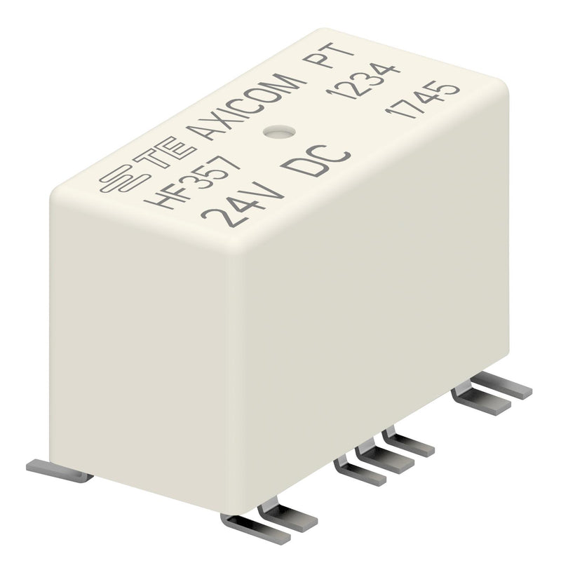 Axicom - TE Connectivity HF357 Signal Relay 24 VDC Spdt 2 A HF3 Series SMD Non Latching