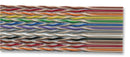 3M 1700/50 Ribbon Cable Twisted Pair Flat Unscreened 50 Core 28 AWG 100 ft 30.48 m