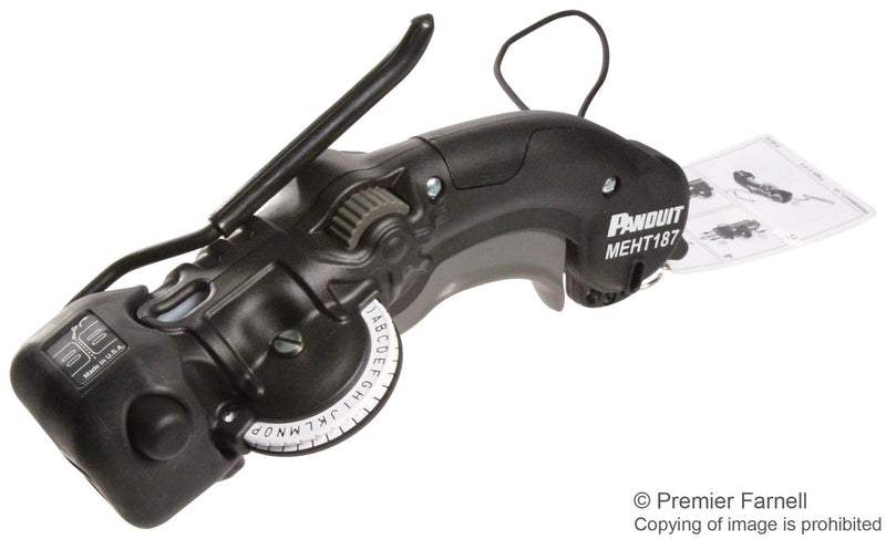 PANDUIT MEHT187 METAL TAPE EMBOSSING TOOL, HANDHELD