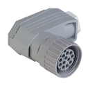 Hirschmann N 11 R FF Circular Connector NR Series Right Angle Plug Contacts Crimp Socket - Not Supplied
