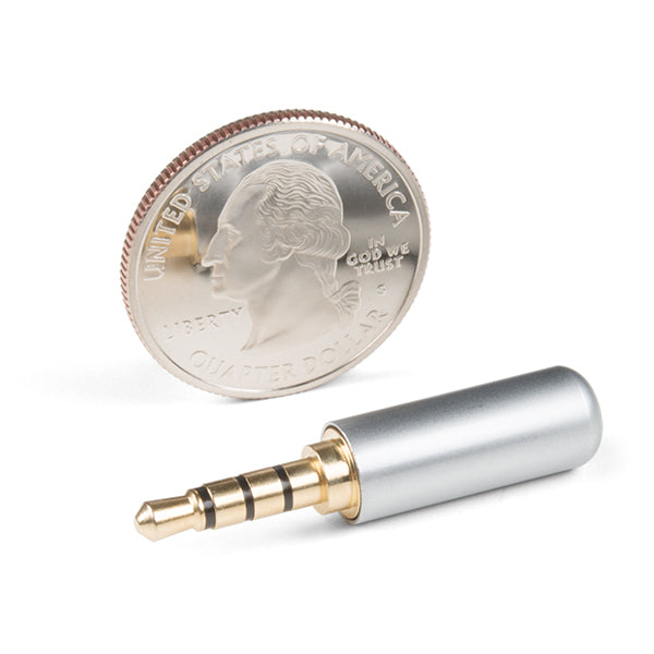 SparkFun TRRS Audio Plug - 3.5mm (Metal)