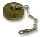 ITT Cannon CA121003-8.. CA121003-8.. Dust Cap / Cover Receptacle Size 22 Cannon's CA-B Aluminium Body