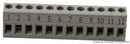 WIELAND ELECTRIC 25.340.1253.0 TERMINAL BLOCK PLUGGABLE 12 POSITION, 22-12AWG