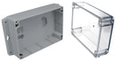 BUD Industries PN-1327-ACMB Enclosure Wall Mount PC GREY/CLEAR
