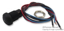 APEM IRR3F422LOB Illuminated Pushbutton Switch, IR Series, SPST, Off-(On), 200 mA, 250 V, Blue