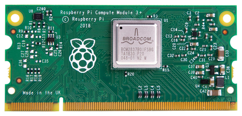 RASPBERRY-PI CM3+/8GB Single Board Computer Raspberry Pi Compute Module 3 + BCM2837B0 SoC 8GB Emmc Memory